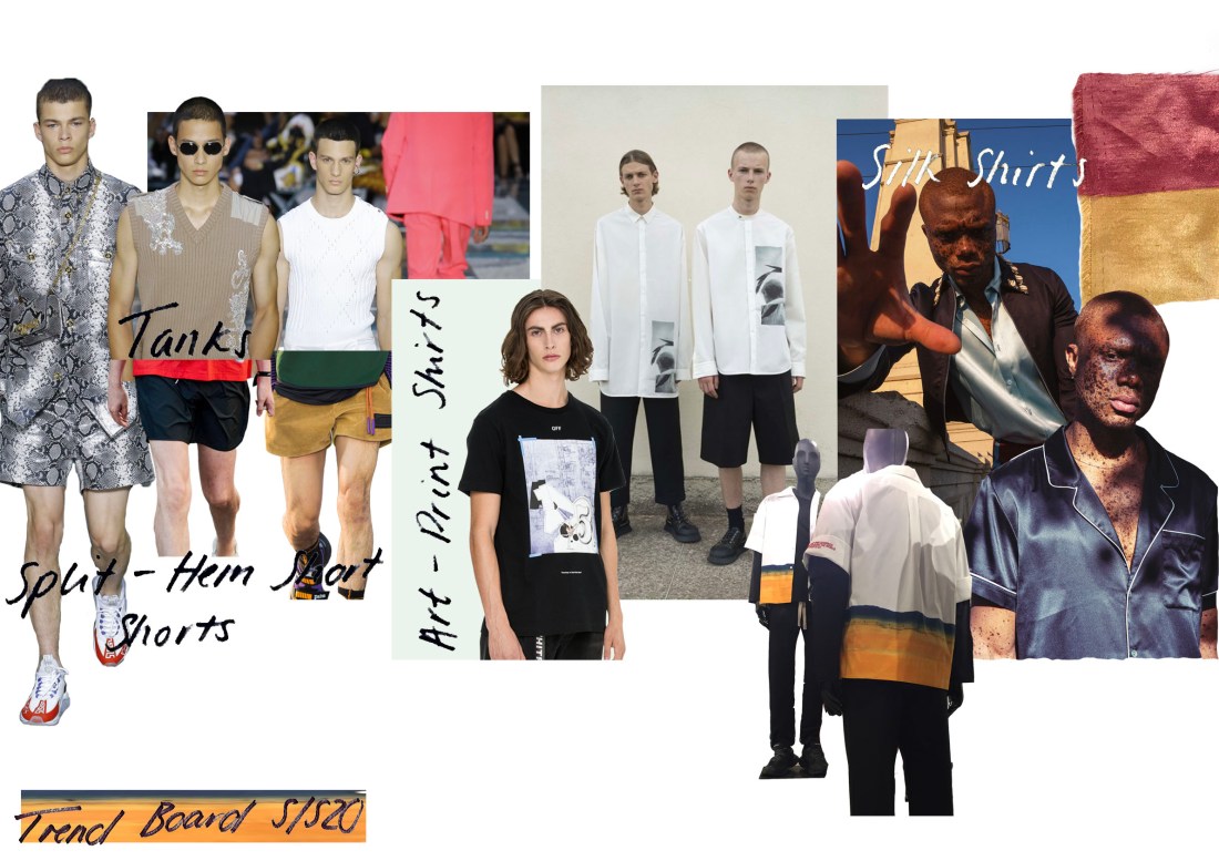 menswear trend board